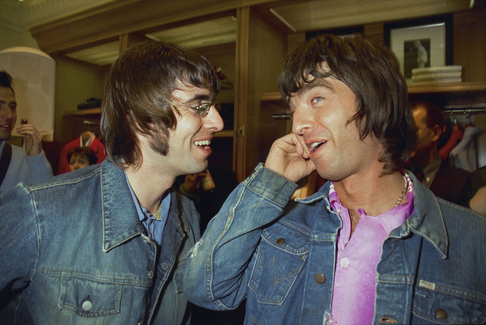 Liam Gallagher and Noel Gallagher at Tommy Hilfiger Party (Image Source: Getty)